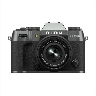 Фотоаппарат Fujifilm X-T50 Kit Fujinon XC 15-45mm f/3.5-5.6 Charcoal Silver — фото 1