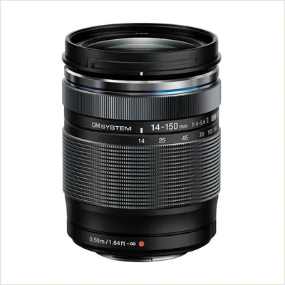 Объектив OM SYSTEM M.Zuiko Digital ED 14–150 мм f/4–5.6 II, черный — фото 1
