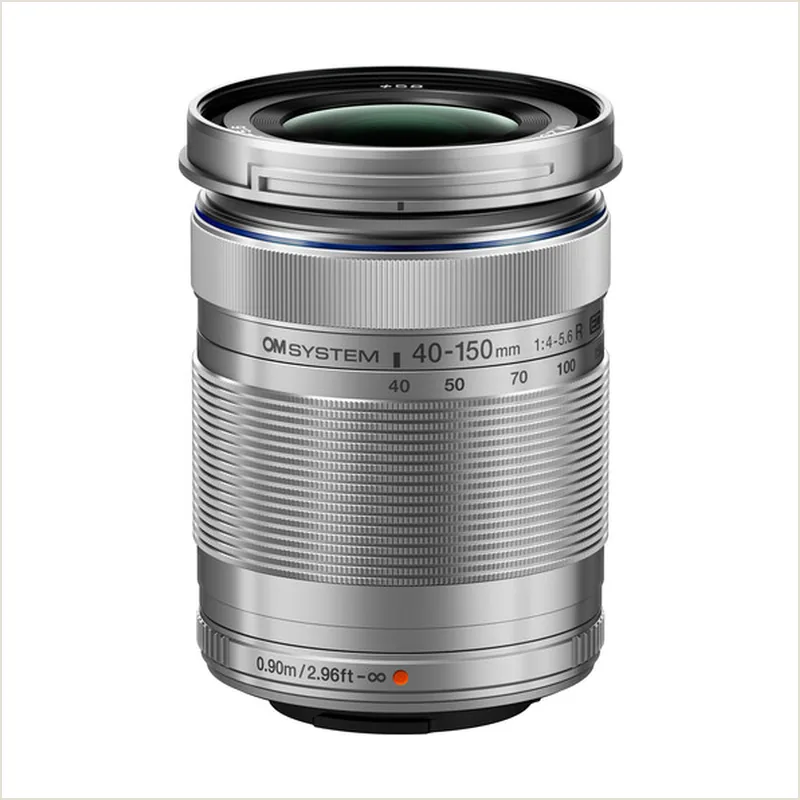 Объектив OM SYSTEM M.Zuiko Digital ED 40–150 мм f/4–5.6 R, серебристый White Box