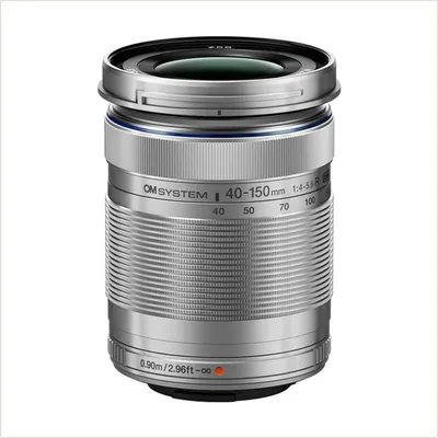 Объектив OM SYSTEM M.Zuiko Digital ED 40–150 мм f/4–5.6 R, серебристый White Box — фото 1