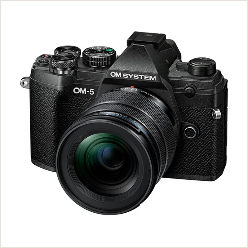 Фотоаппарат Olympus OM SYSTEM OM-5 KIT 12-45 F4 PRO, черный