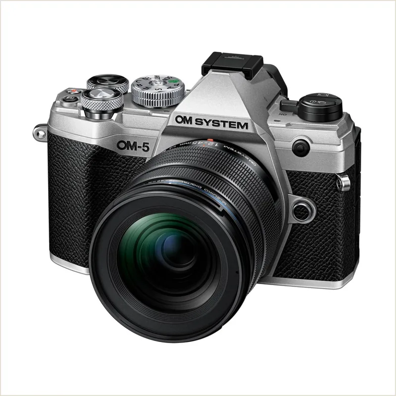 Фотоаппарат Olympus OM SYSTEM OM-5 KIT 12-45 F4 PRO, серебро