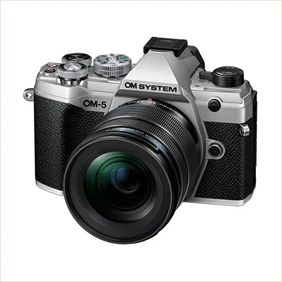 Фотоаппарат Olympus OM SYSTEM OM-5 KIT 12-45 F4 PRO, серебро — фото 1