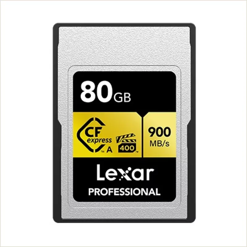 Карта памяти Lexar Professional CFexpress Type A GOLD 80Gb R/W 900/800 MB/s VPG 400 (LCAGOLD080G-RNENG)