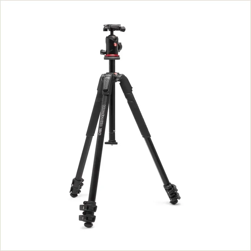 Штатив для фотокамеры Manfrotto MK190X3-Q6T алюм. MT190X3 + голова Q6T черный