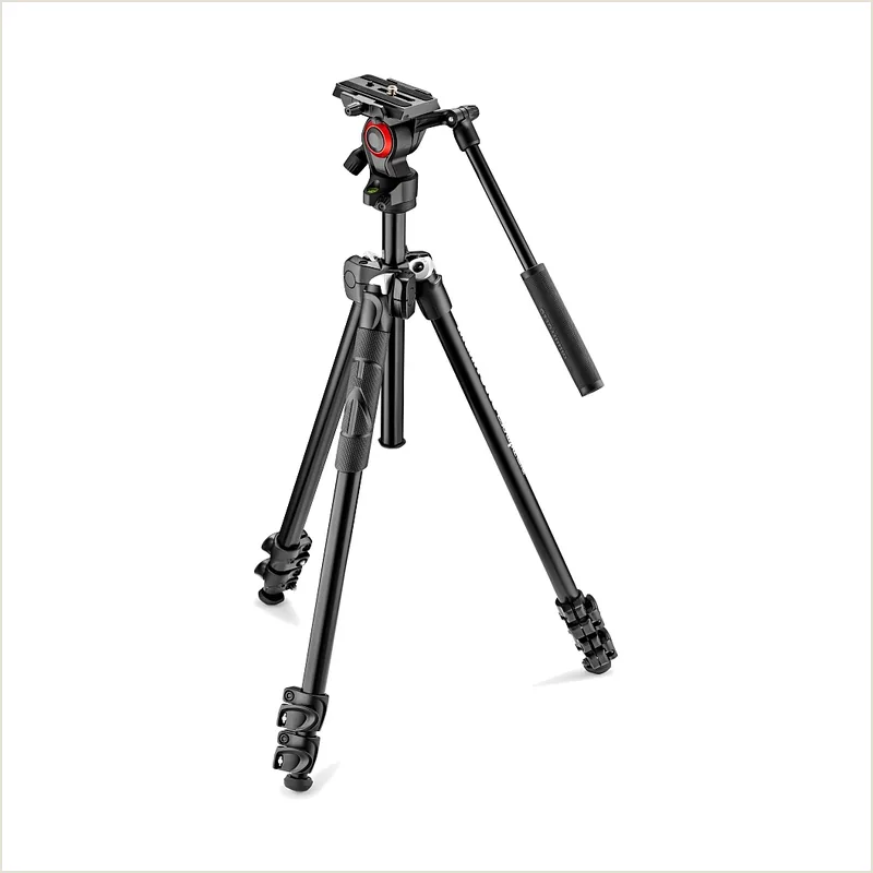 Штатив с видеоголовкой Manfrotto MK290LTA3-V-BDL комплект штатив алюм. MT290LTA3 + головка MVH400AH 3/144/55,5/1,87/4 (сек/выс/слож/вес/нагр) черный + штатив Pixi