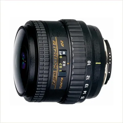 Объектив Tokina AT-X 107 F3.5-4.5 DX Fisheye NON HOOD C/AF (10-17mm) для Canon — фото 1