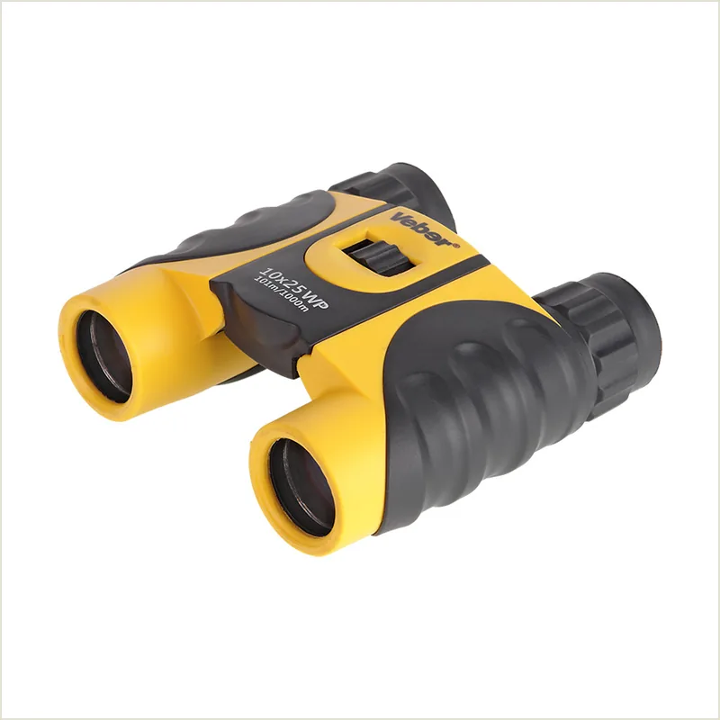Бинокль Veber 10*25 WP черный-желтый