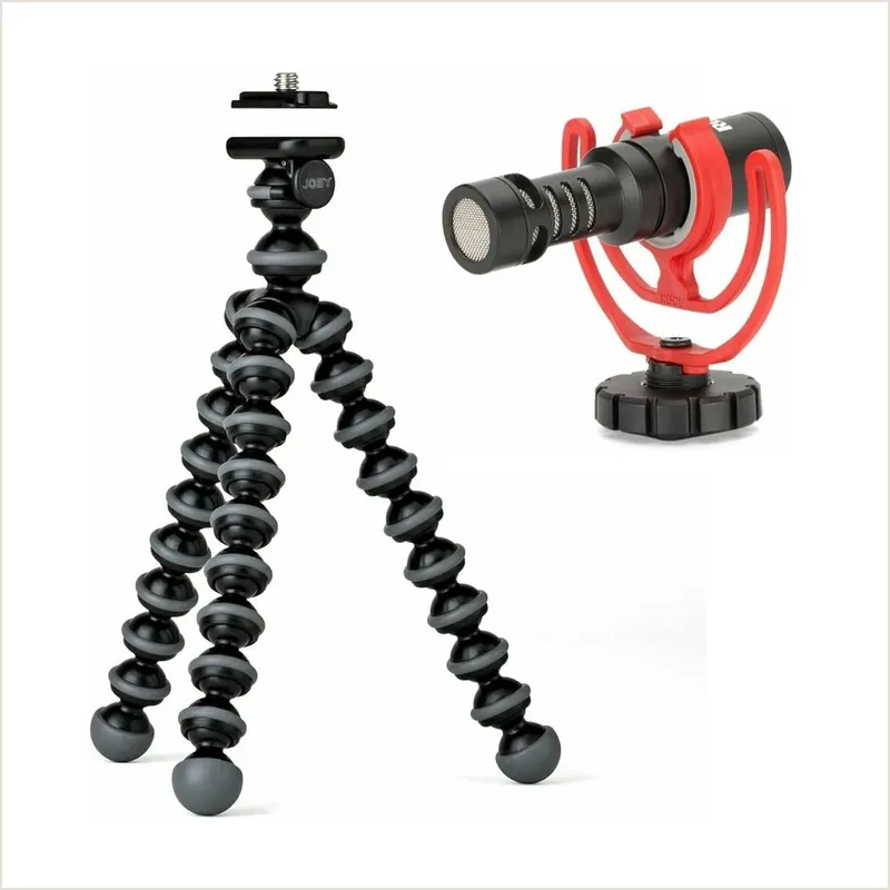 Штатив и микрофон Canon Joby Gorillapod + Video Micro Rode