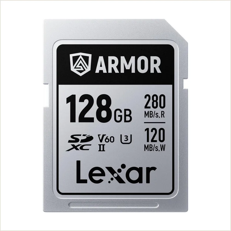 Карта памяти Lexar 128GB Armor Silver Pro SDXC UHS-II U3 V60 280/120 MB/s