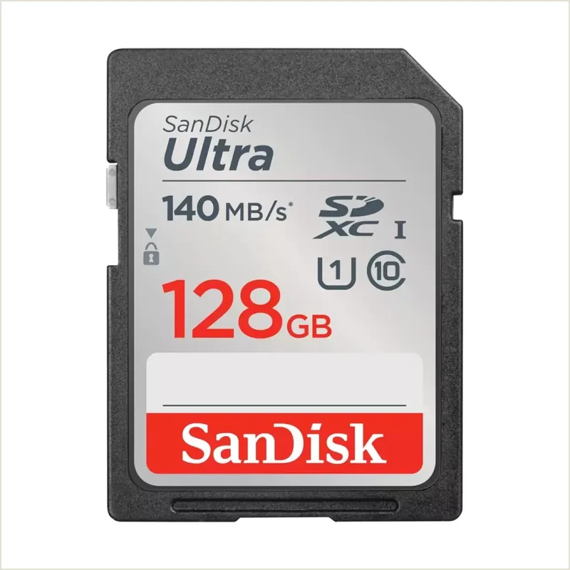 Карта памяти SanDisk Ultra SDXC Class 10 UHS-I U1 128Gb 140 MB/s
