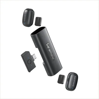 Радиосистема Saramonic Air SE-01 (TX+TX+RX) приёмник + 2 передатчика, для USB Type-C — фото 1