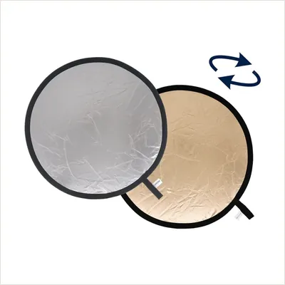 Отражатель Lastolite LL LR1236 30см серебро/мягкое золото — фото 1