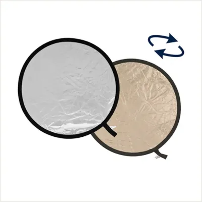 Отражатель Lastolite LL LR3028 75см мягкое золото/мягкое серебро — фото 1