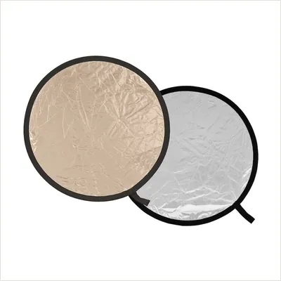 Отражатель Lastolite LL LR3828 95см мягкое золото/мягкое серебро — фото 1