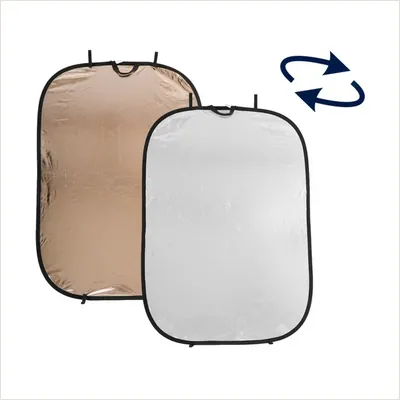 Отражатель Lastolite LL LR7228 180х125см золото/мягкое серебро — фото 1