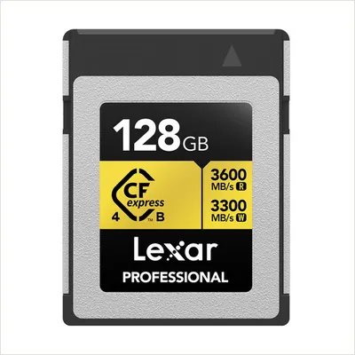 Карта памяти Lexar CFexpress Type B 128GB Gold 4.0 (R3600/W3300) — фото 1