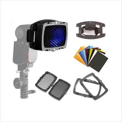 Комплект насадок Lastolite LL LS2616 Strobo Kit для компактных вспышек — фото 1