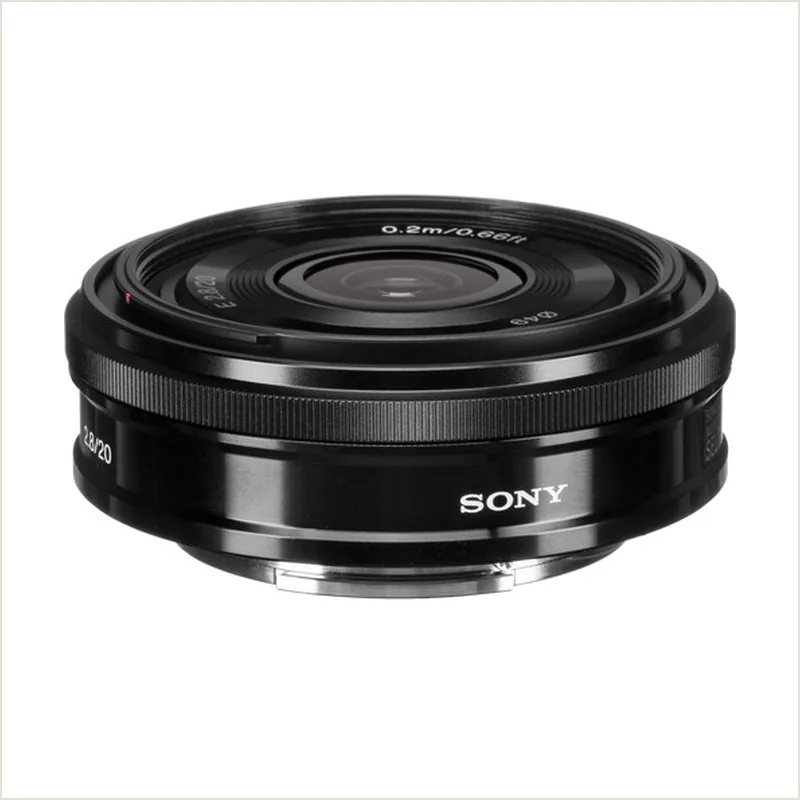 Объектив Sony E 20mm f/2.8 (SEL-20F28), Черный