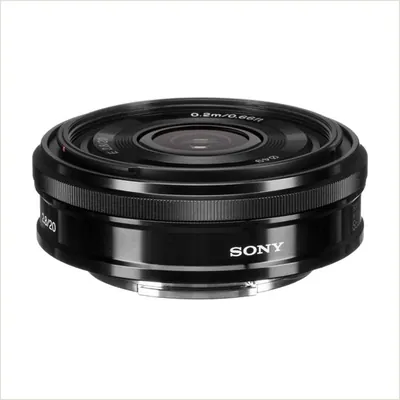 Объектив Sony E 20mm f/2.8 (SEL-20F28), Черный — фото 1