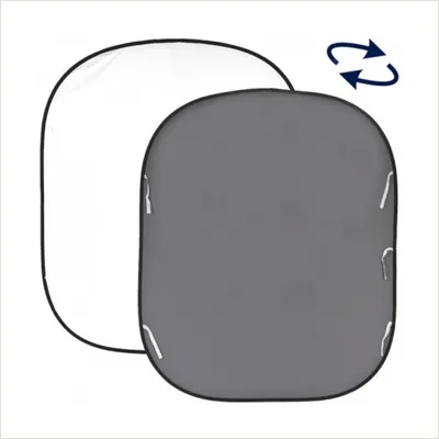 Складной фон Lastolite LB67GW, 180x215 см (Серый / Белый) — фото 1