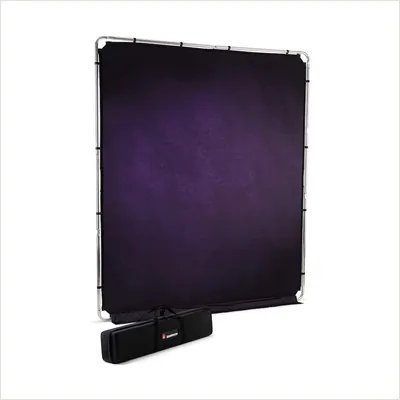 Фон тканевый Lastolite LL LB7938 EzyFrame Vintage Aubergine (2x2,3 м) на раме — фото 1