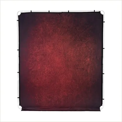 Фон тканевый Lastolite LL LB7941 EzyFrame Vintage Cover Crimson (2x2,3 м) без рамы — фото 1