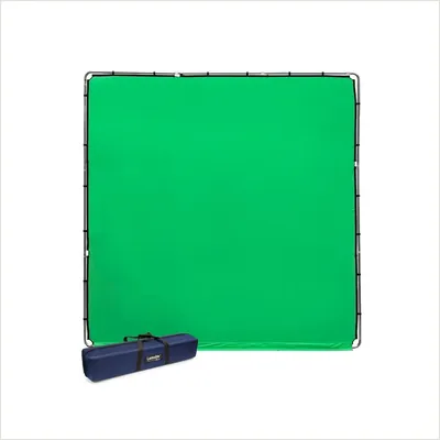 Фон хромакейный Lastolite LL LR83350 StudioLink зеленый (3x3 м) на раме — фото 1