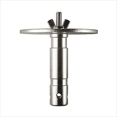 620-10 Manfrotto переходник 28 мм на M10 с гайкой-барашком — фото 1