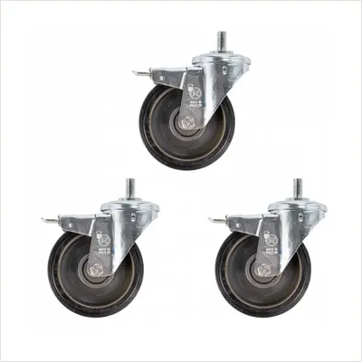Набор колес для стоек Manfrotto 374 Wheel Set 160 мм с тормозом — фото 1