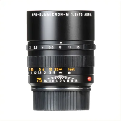 Объектив Leica APO-Summicron-M 75mm f/2 ASPH Black — фото 1