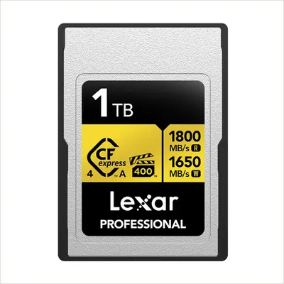 Карта памяти Lexar Professional Gold CFexpress 4.0 Type A 1TB, R/W 1800/1650 МБ/с — фото 1