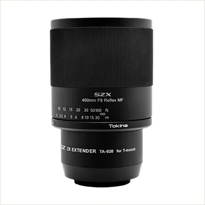 Объектив Tokina SZX SUPER TELE 400mm F8 Reflex MF для Sony FE + 2x телеконвертер — фото 1