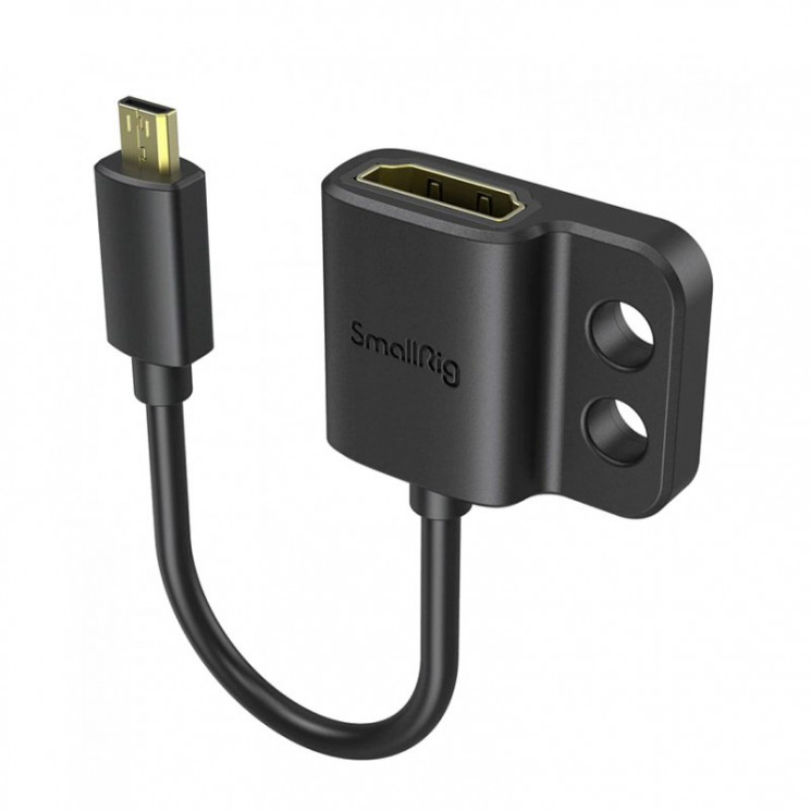 SmallRig 3019 Кабель HDMI (A to A) Ultra Slim 4K c адаптером для крепления