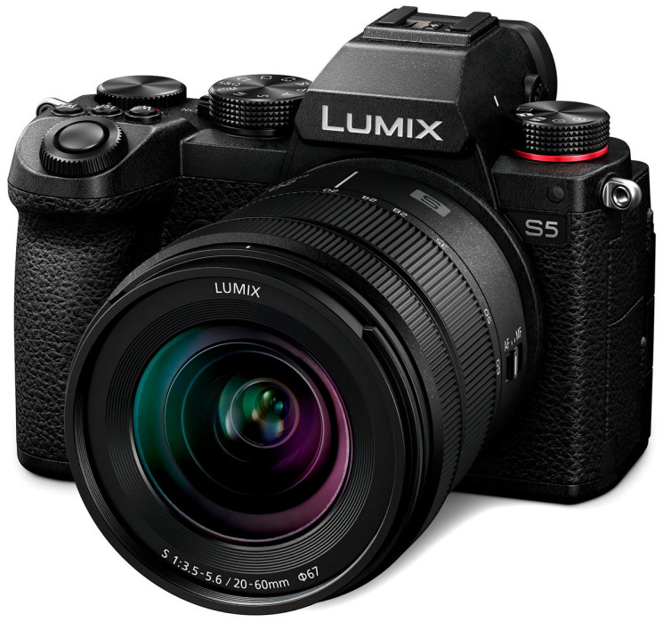 Фотоаппарат Panasonic Lumix DC-S5 Kit LUMIX S 20-60 мм F3.5-5.6, черный