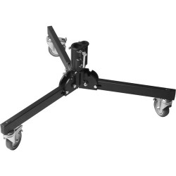 Основание Manfrotto 297BBASE для стоек с регулируемой ногой с колесами черное