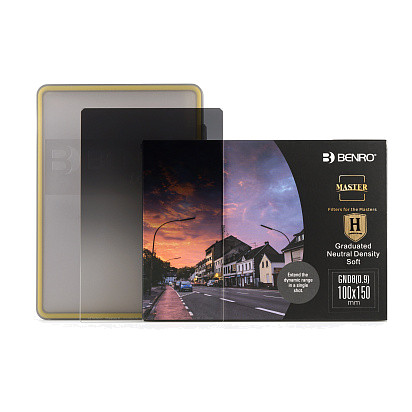 Cветофильтр Benro Master Harden Series Soft-edged graduated ND GND8 (0.9) градиентный 100х150 мм