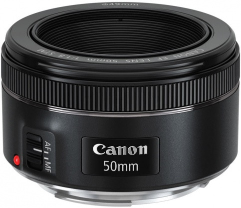 Объектив Canon EF 50mm f/1.8 STM, черный