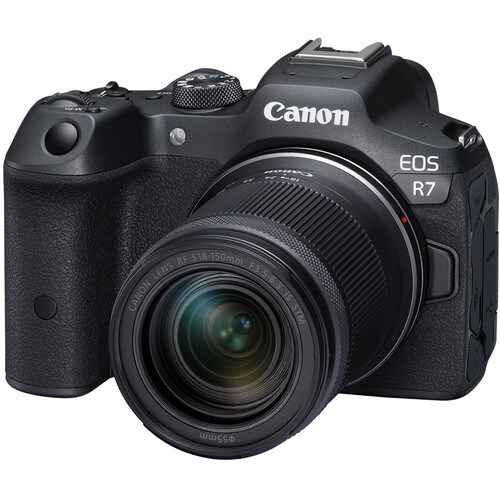 Фотоаппарат Canon EOS R7 Kit RF-S 18–150 мм F3.5–6.3 IS STM, черный