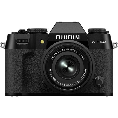 Фотоаппарат Fujifilm X-T50 Kit XC 15-45mmF3.5-5.6 OIS PZ, черный купить по выгодной цене в онлайн-магазине Fotolit.ru с доставкой по Москве и России.
