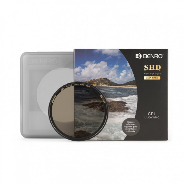 Cветофильтр поляризационный Benro SHD CPL-HD ULCA WMC/SLIM ? 58 мм