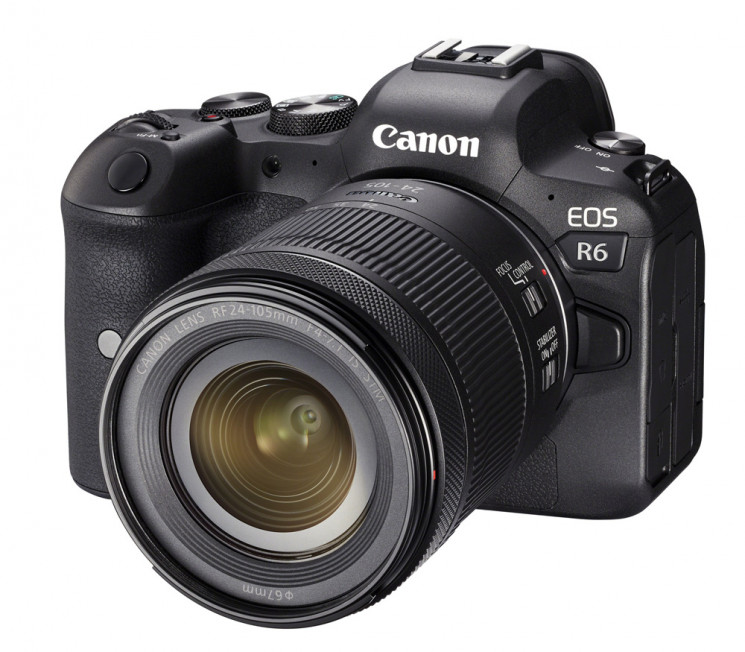 Фотоаппарат Canon EOS R6 Kit RF 24-105mm f/4-7.1 IS STM, черный