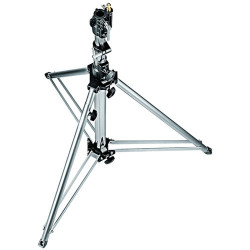 Manfrotto 070CSU Стойка 2 секции / 147 см / 18 кг стальная с регулируемой ногой хромированная