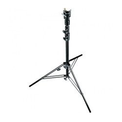 Manfrotto 070BU Стойка 2 секции / 147 см / 18 кг алюминиевая с регулируемой ногой черная