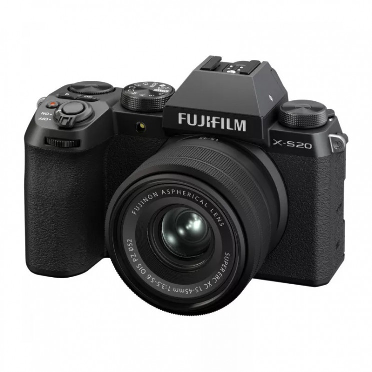 Фотоаппарат Fujifilm X-S20 Kit XC 15-45mm F3.5-5.6 OIS PZ Black