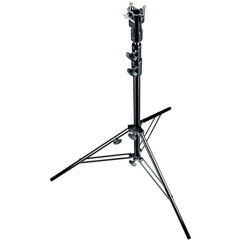 Manfrotto 007BUAC Стойка 3 секции / 315 см / 2,5 кг с регулируемой ногой алюминиевая черная с амортизацией