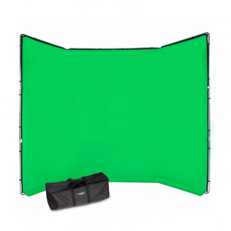 Manfrotto MLBG4301KG Chroma Key FX 4x2.9m Background Kit Green хромакей зеленый