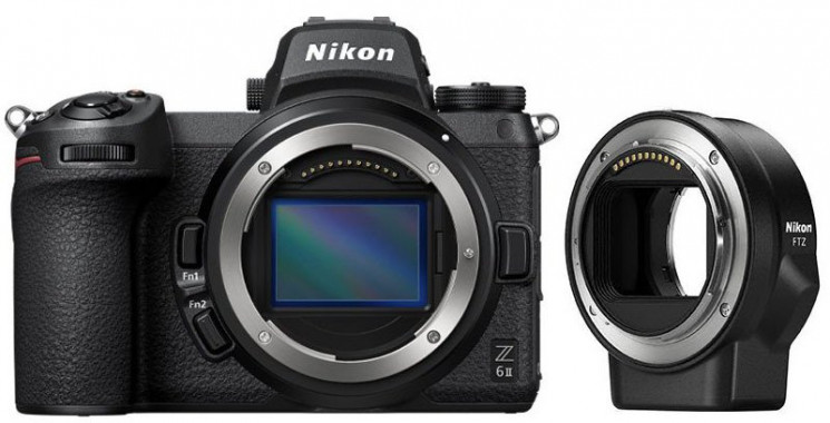 Фотоаппарат Nikon Z6 II Body переходник FTZ, черный