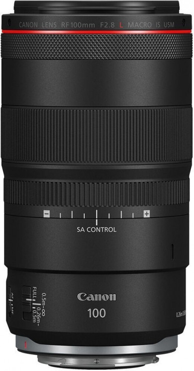 Объектив Canon RF 100mm f/2.8L Macro IS USM, черный