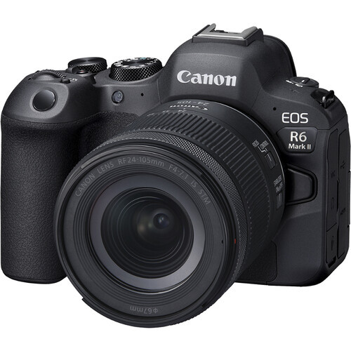 Фотоаппарат Canon EOS R6 Mark II Kit RF 24-105mm F4-7.1 IS STM, черный